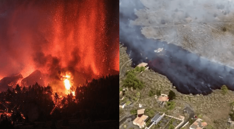 La apocalíptica destrucción del volcán Cumbre Vieja en La Palma