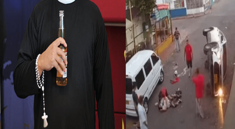 Sacerdote borracho casi mata a una mujer al conducir a toda velocidad
