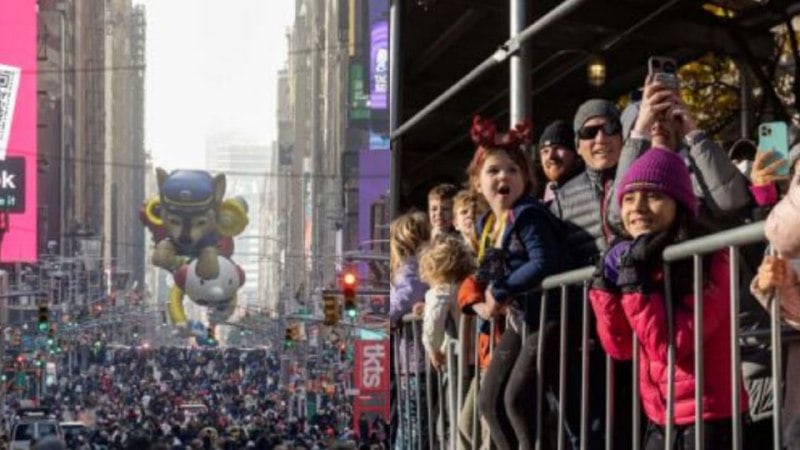 Nueva York disfruta nuevamente del desfile de "Acción de Gracias"