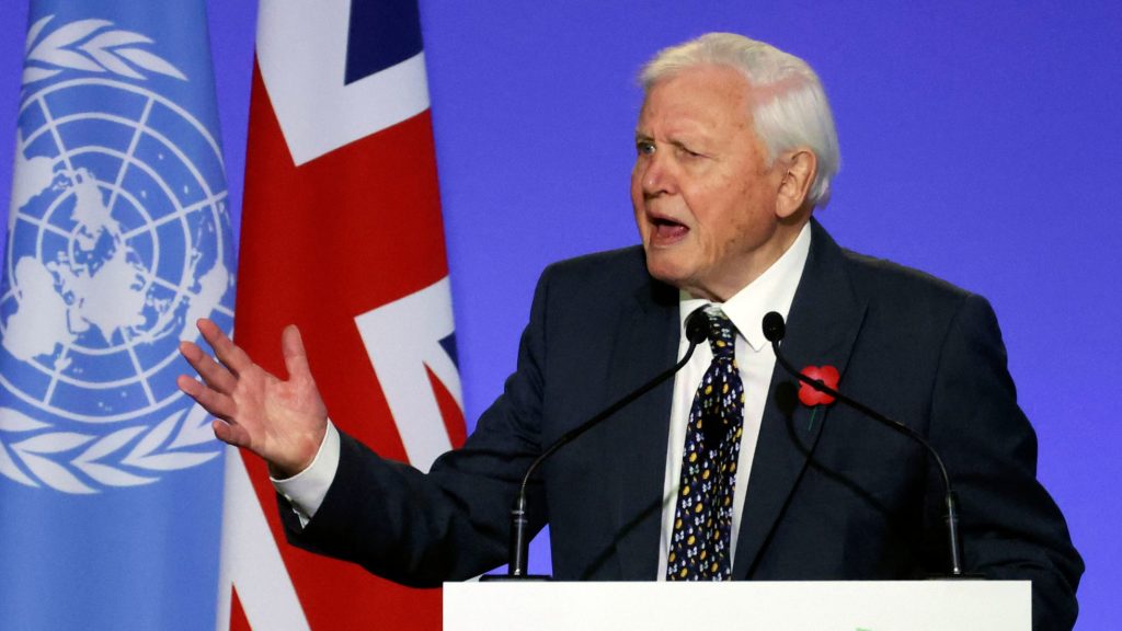 El apasionado discurso de Sir David Attenborough a los líderes mundiales sobre el cambio climático