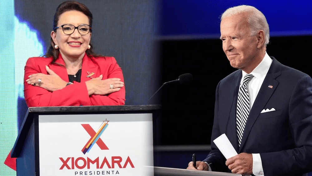 Biden reconoce a Xiomara Castro como presidenta electa
