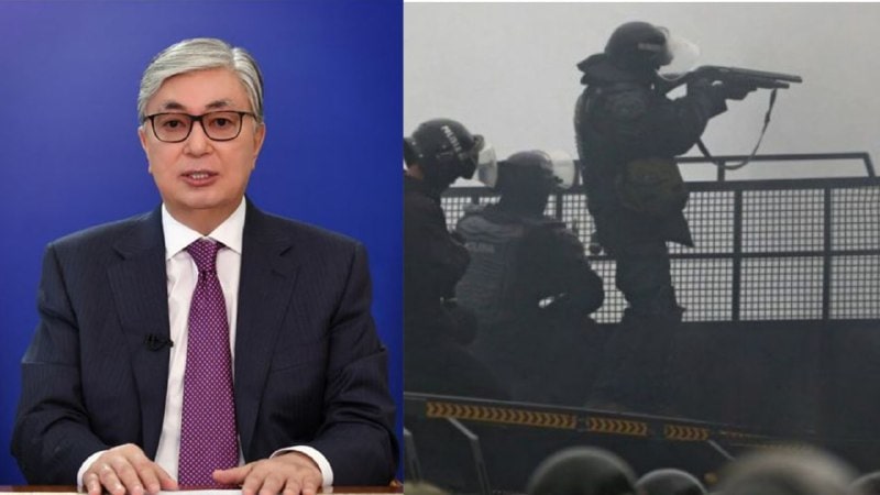 Presidente de Kazajistán ordena disparar a matar a los manifestantes