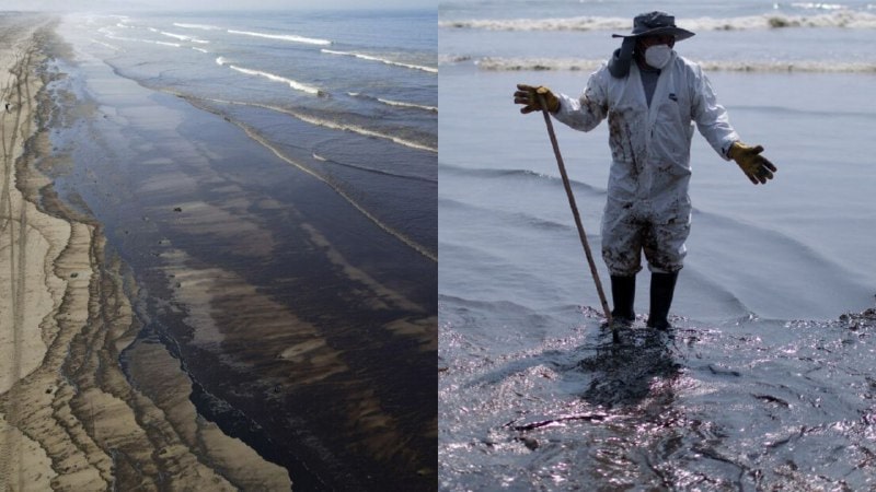 Playas de Perú con graves daños ambientales tras erupción en Tonga