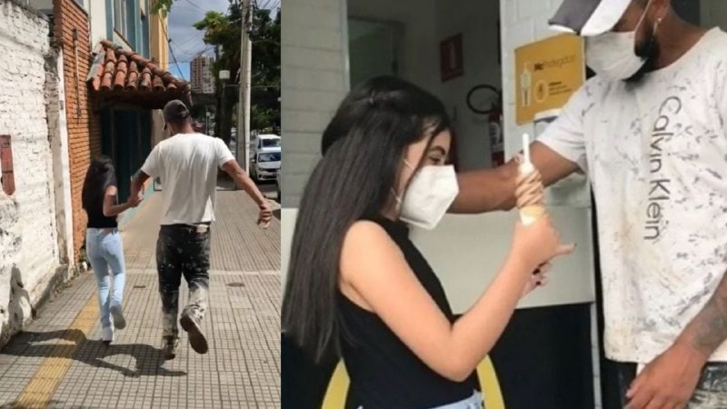 Padre y su hija viajan varios kilómetros para hacer realidad un sueño: comer un cono