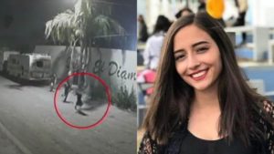 Difunden video de Debanhi forcejeando con un joven afuera de la fiesta