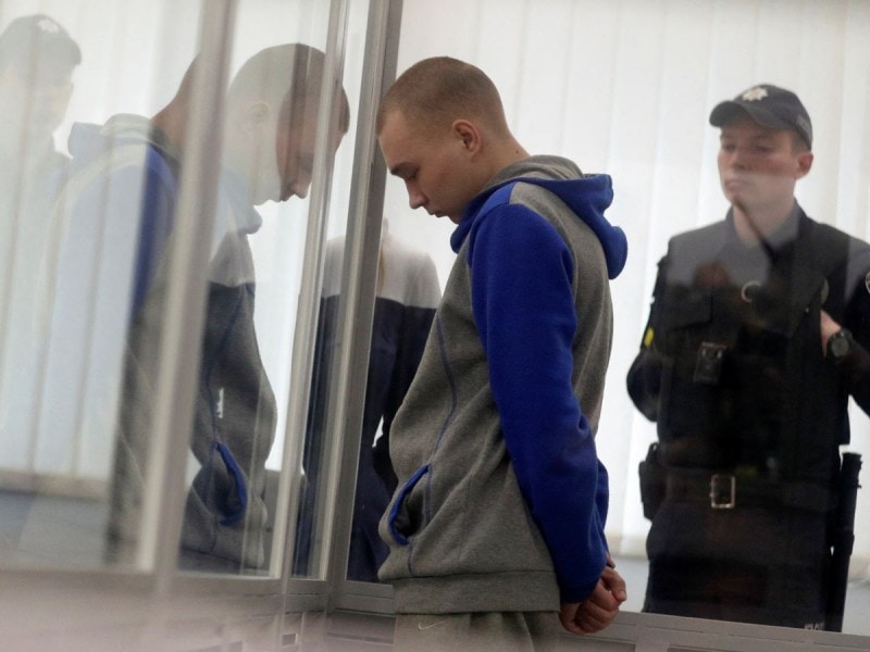 Soldado ruso de 21 años fue condenado a cadena perpetua por crímenes de guerra en Ucrania