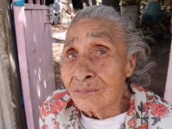 Abuelita d 97 años fue abandonada por sus 16 hijos, ahora clama por ayuda