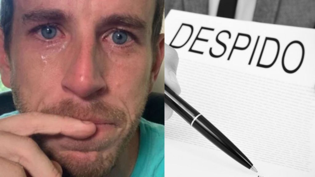 Director ejecutivo llora desconsolado tras despedir a varios empleados