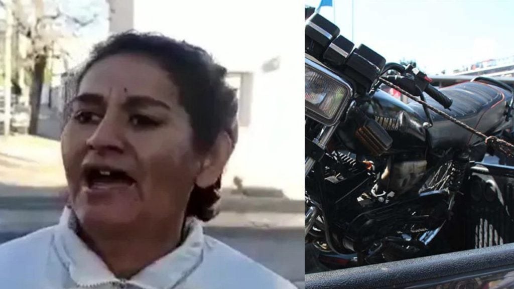 robar una motocicleta