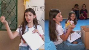 Niña enseña inglés gratis a adolescentes en riesgo social y lanza un libro con sus consejos