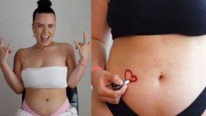La “pancita” están de moda: Influencer presume orgullosa sus libritas de más