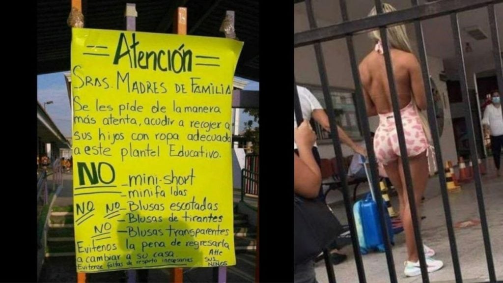 Polémica luego que escuela pide a madres no llegar vestidas sexis