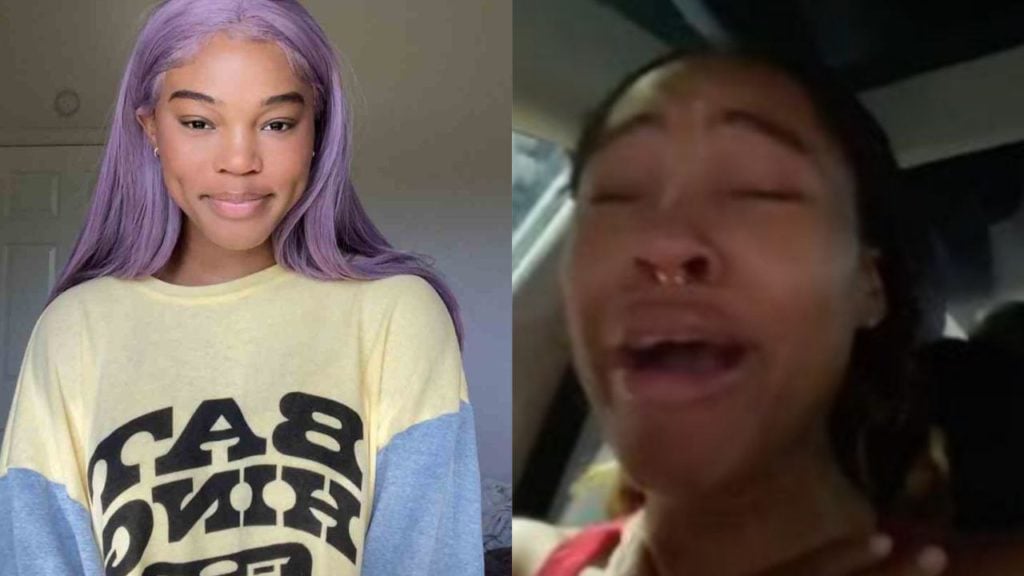 El video de la influencer Quenlin Blackwell llorando desconsolada  y pidiendo donaciones a sus seguidores se ha viralizado.