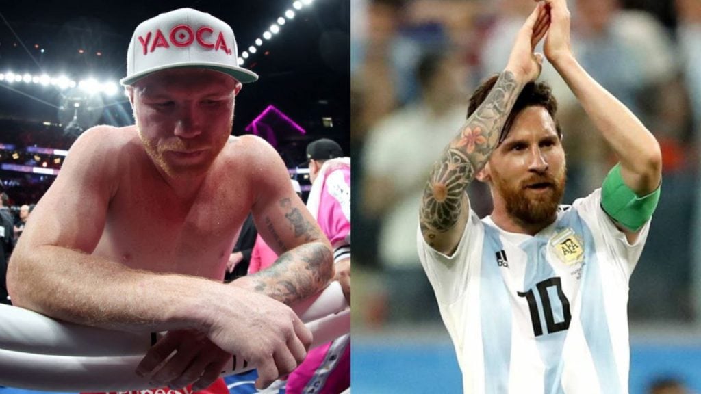 Boxeador Canelo pide disculpas a Messi: “Me dejé llevar por la pasión”