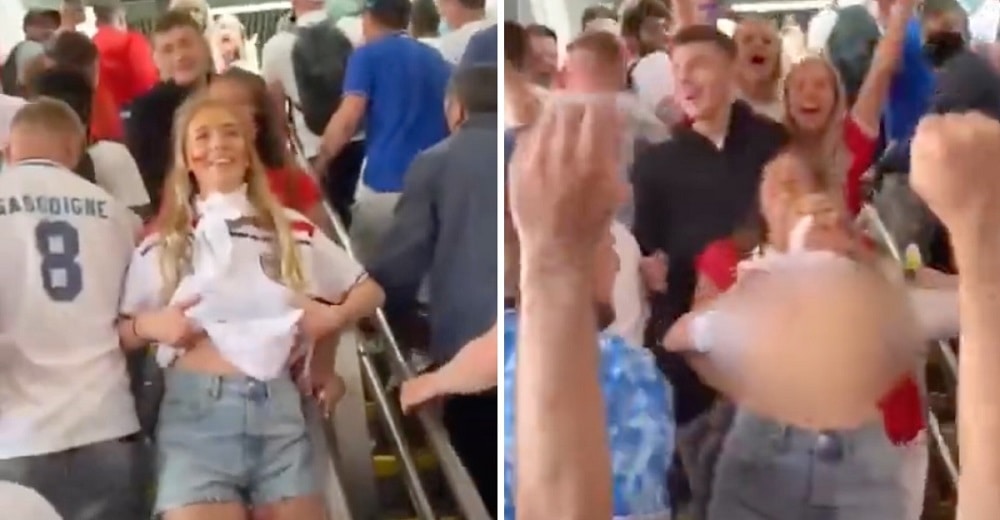 Mujer que se quitó la camisa en metro de Qatar fue arrestada