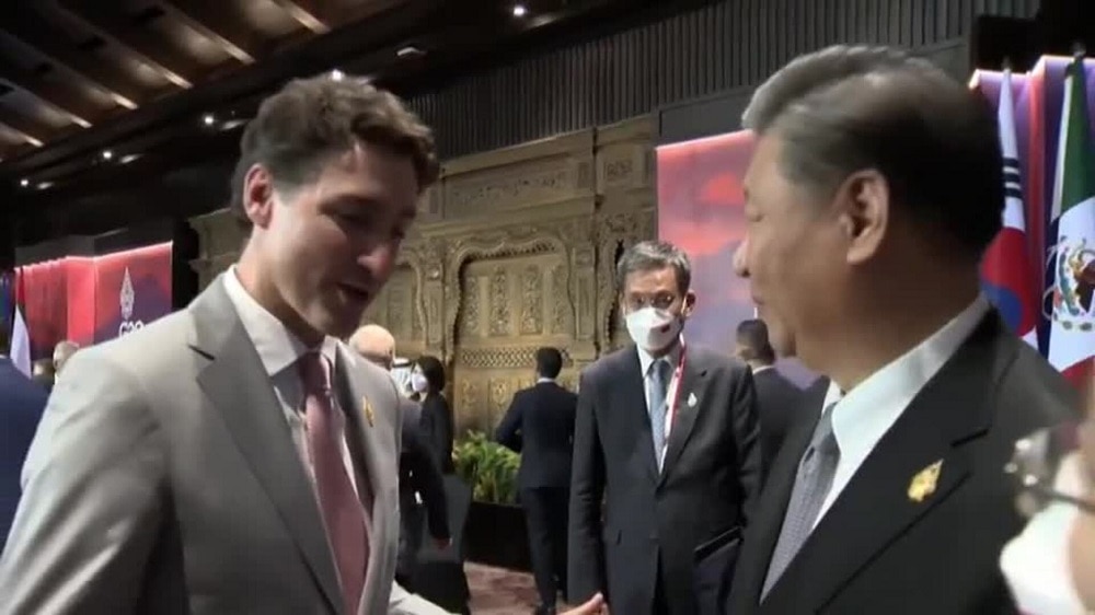 Presidente de China increpa a Justin Trudeau por filtrar información de reunión privada a los medios