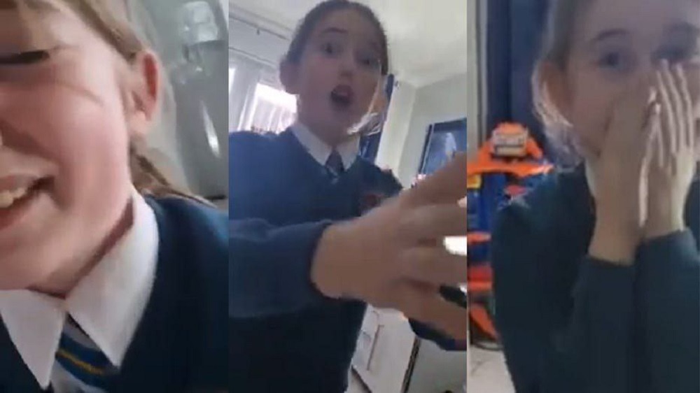 El llanto de felicidad de una niña de 9 años al enterarse que su madre logró superar el cáncer