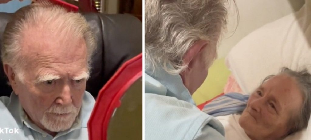 “Nunca me dejes de mirar”: Abuelita olvidó todo menos al amor de su vida