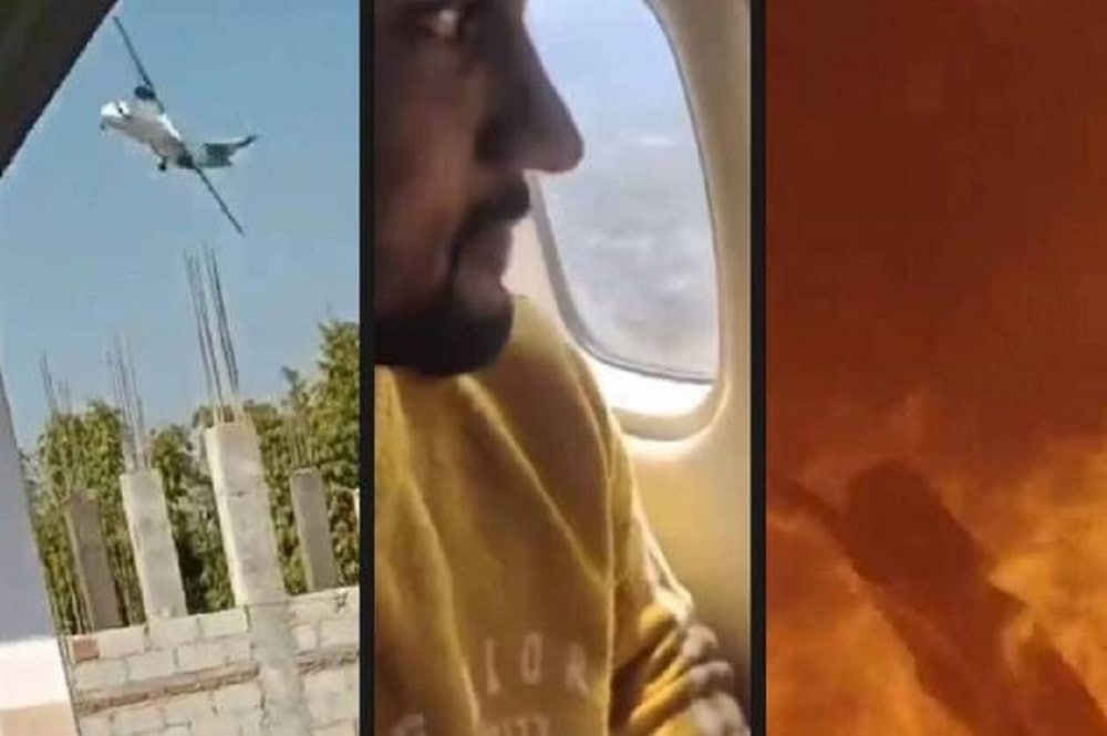 Increíbles imágenes desde el interior de un avión que se estrelló en Nepal
