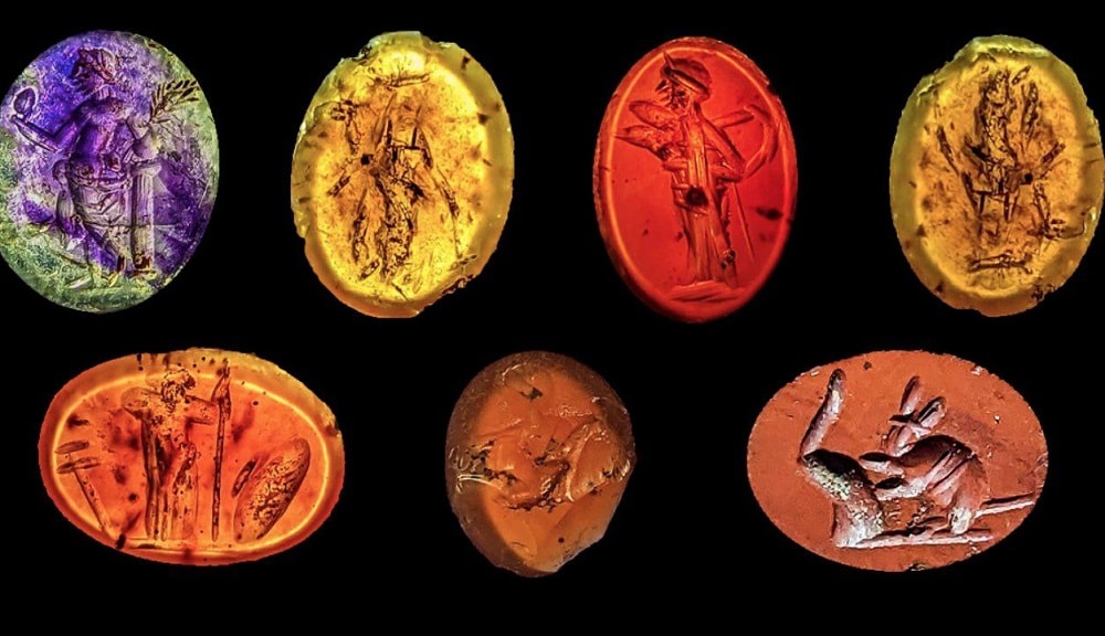 Hallan 30 gemas que datan de hace dos mil años