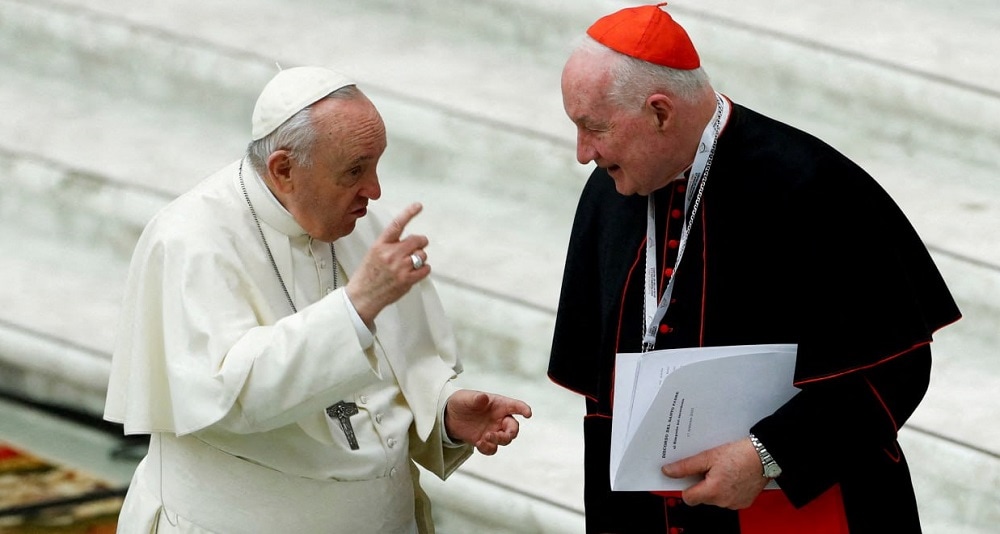 El papa Francisco aceptó la renuncia del cardenal Ouellet, acusado de agresiones sexuales