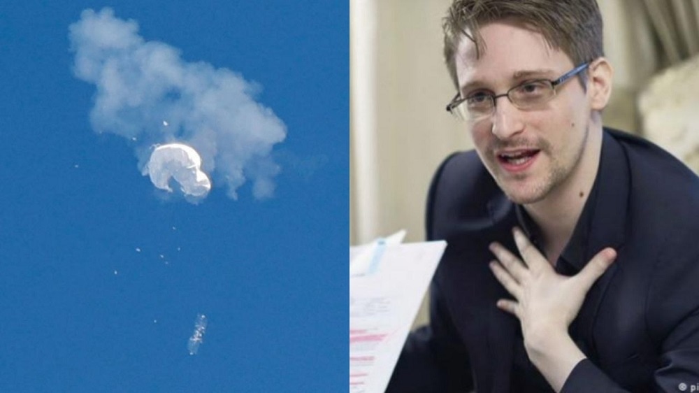 Snowden acusa a EEUU de generar pánico con los globos “extraterrestres”
