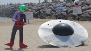 En una playa de México se quedaron esperando los alienígenas