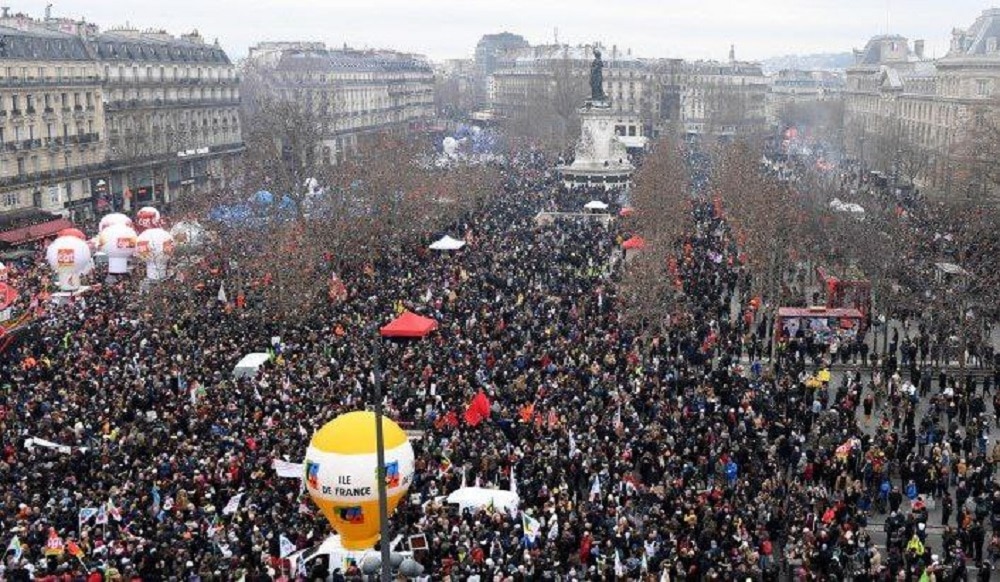 Sindicatos se apoderan de Francia desafiando a Macron