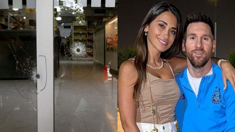 Balean supermercado de la familia de la esposa de Messi: “Te estamos esperando”
