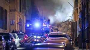 Edificio se derrumba en el centro de Marsella