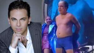 Cristian Castro causa preocupación y risa al aparecer en “bóxer” en pleno concierto