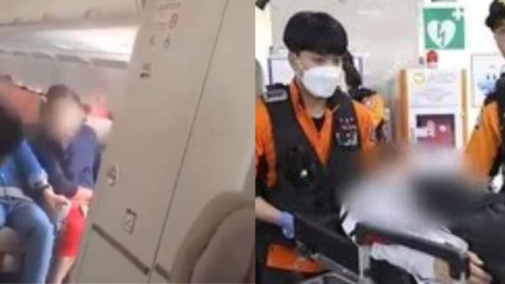 Terror en pleno vuelo cuando un pasajero abrió la puerta de un avión