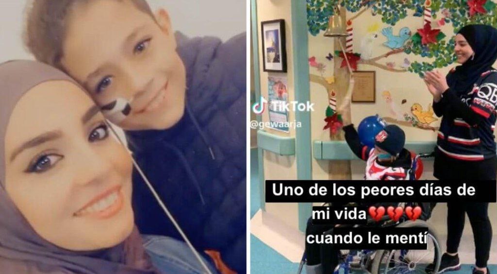 Madre hizo creer a su hijo que regresaba a casa porque había vencido el cáncer para que muriera feliz