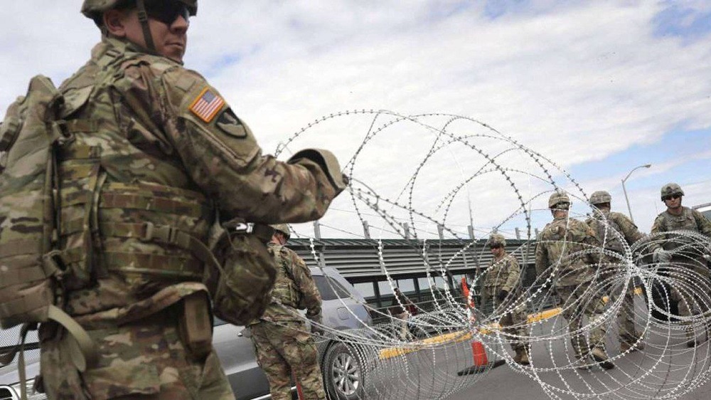 EEUU enviará más de mil soldados a la frontera con México
