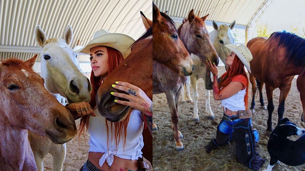 Elena, la joven que abrió OnlyFans para rescatar a caballos maltratados