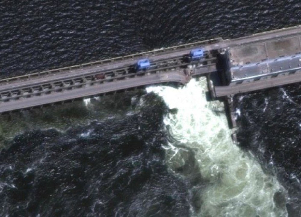 Ucrania y Rusia cruzan acusaciones sobre destrucción de una represa