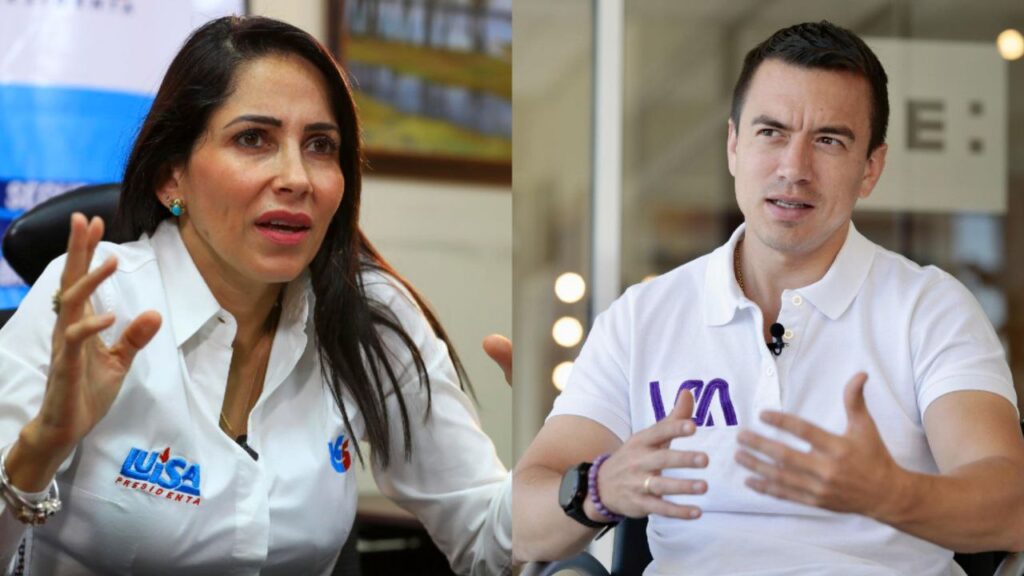 Ecuador: Luisa González y Daniel Noboa se enfrentarán en una segunda vuelta electoral