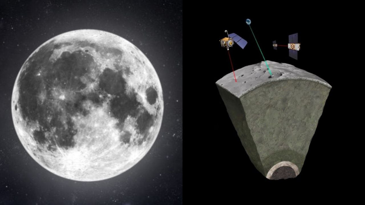 El centro de la Luna está hecho de un metal muy parecido a hierro