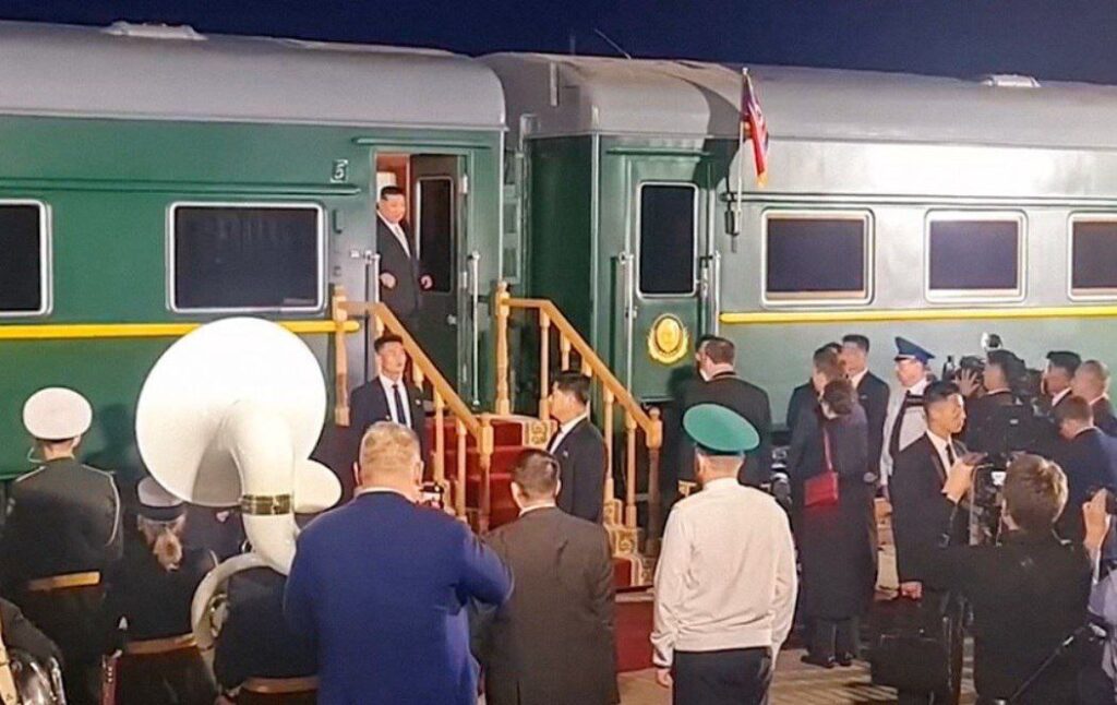 Kim Jong-un llegó a Rusia en un tren blindado