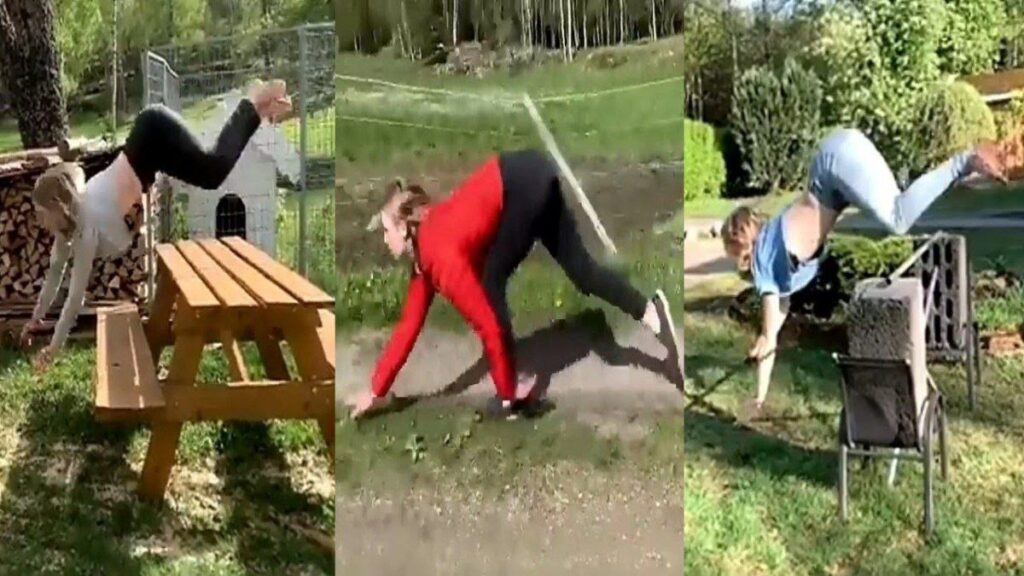 Ayla, la “mujer caballo” que trota, brinca y galopa