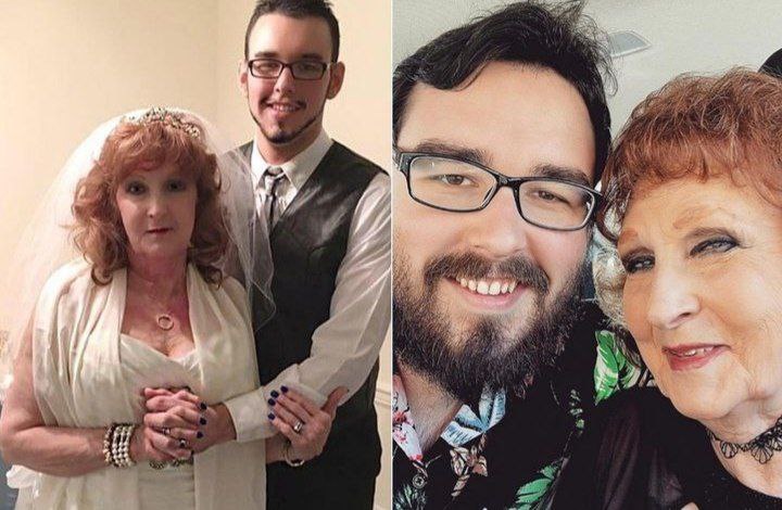 Mujer de 71 años y joven de 17 se casan y abren un OnlyFans de sus noches de pasión