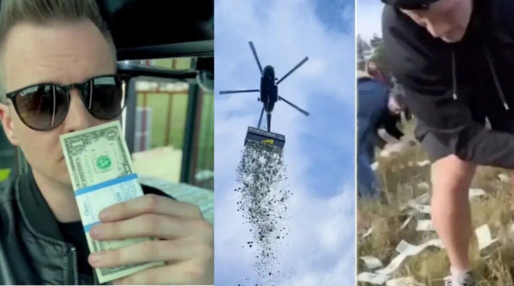 Influencer hizo realidad el sueño de muchos, provocó una “lluvia de dólares”