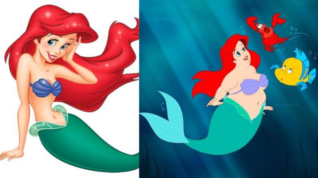 Artista presenta a las princesas de Disney en versión talla grande y genera polémica