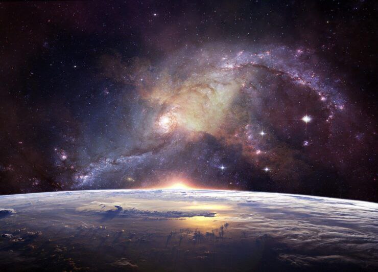 Científicos investigan potente energía que provino de más allá de nuestra galaxia