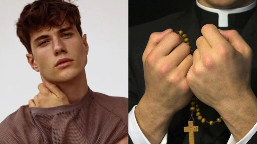 Santini, el "hombre más guapo de Italia" se convierte en sacerdote