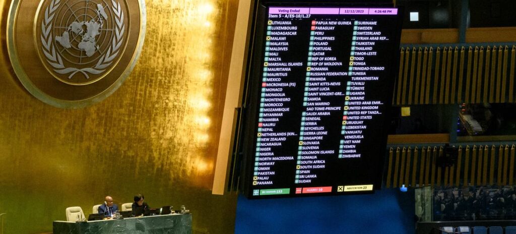 Naciones Unidas exigen un cese al fuego en Gaza