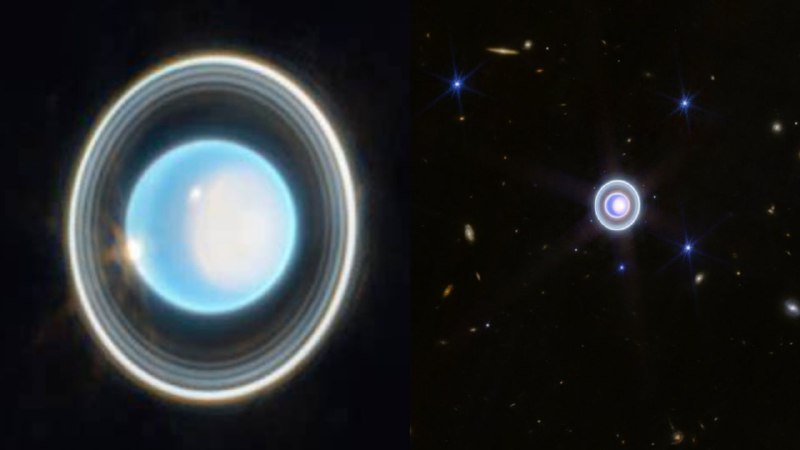 Espectaculares imágenes de Urano son reveladas por la NASA