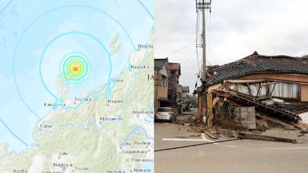Sismo de 7,5 sacude el oeste Japón y genera enormes olas de tsunami