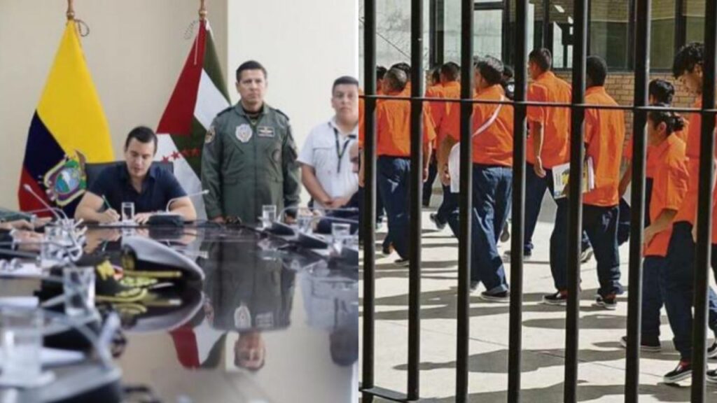 Noboa anuncia que enviará más de 1,000 reos colombianos a su país