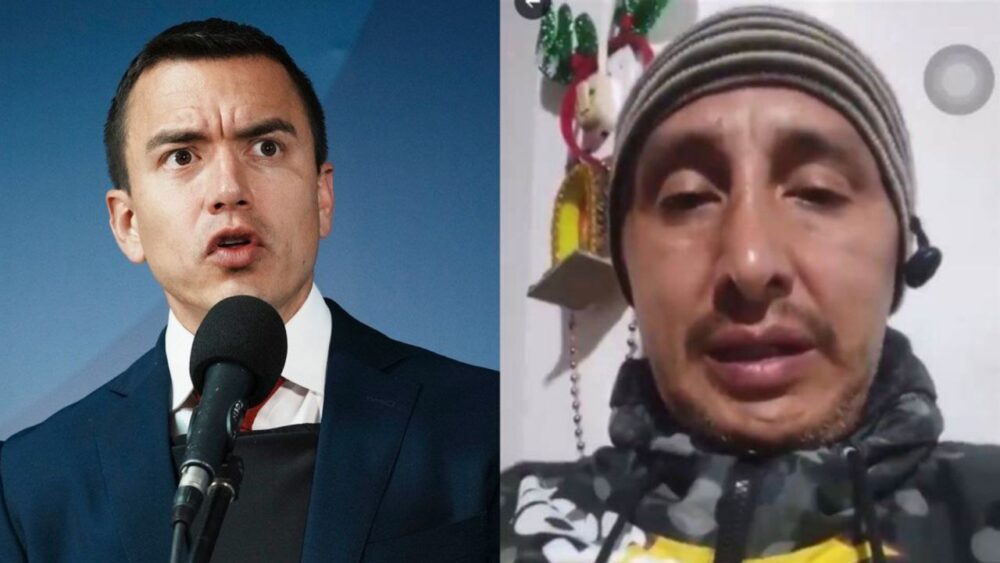 Daniel Noboa responde a prófugo que ruega por ayuda: "Hay que tratar a los terroristas como terroristas"